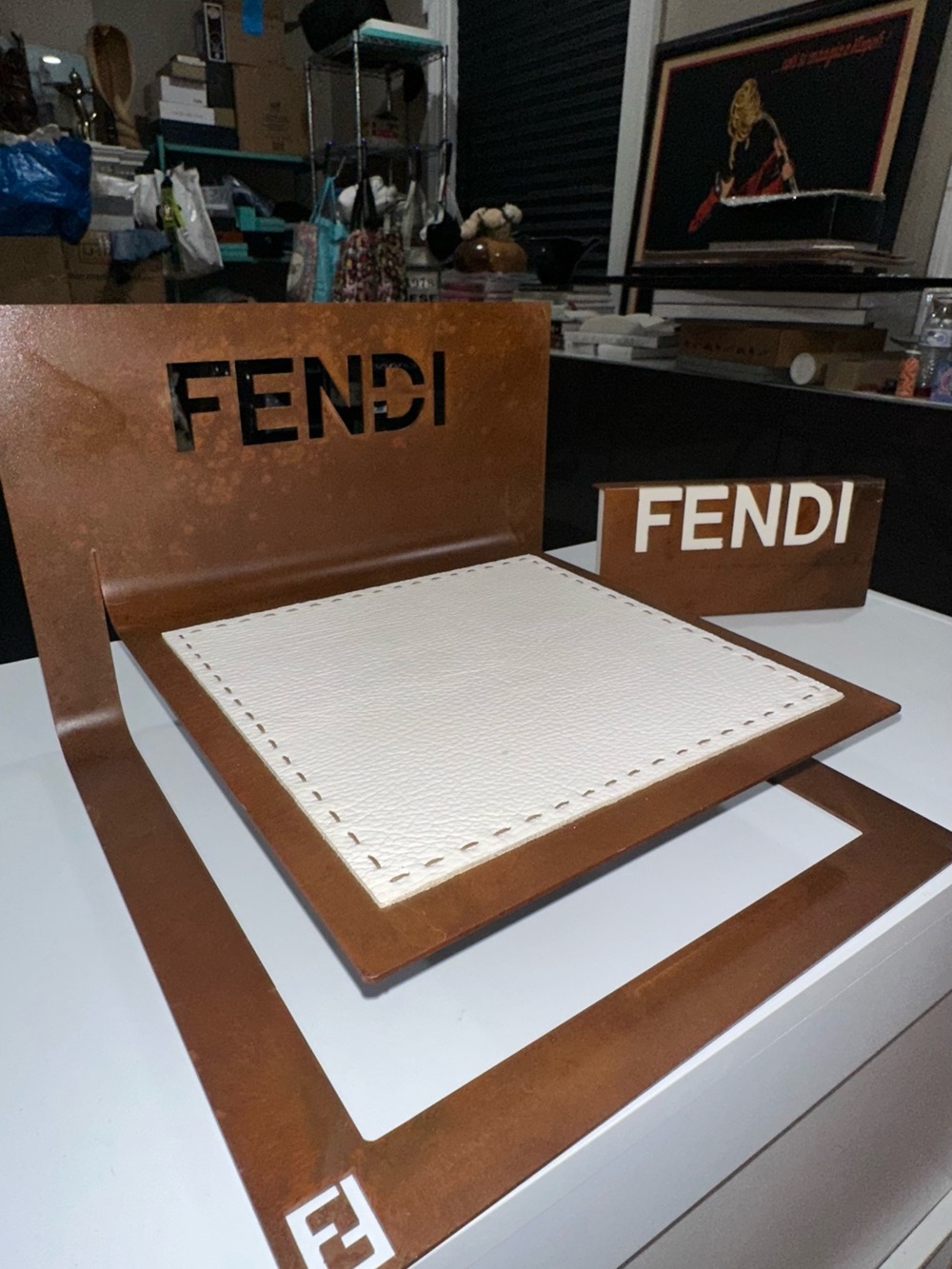 FENDI BOUTIQUE DISPLAY-VANITY/DISPLAY FOR CLOSET/BEDROOM NEW AUTHENTIC RARE HTF